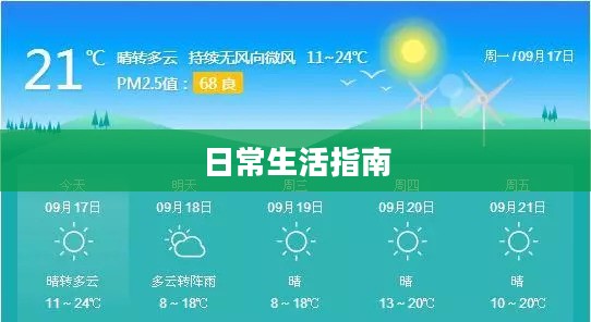 明日右玉天气预报与日常生活指南