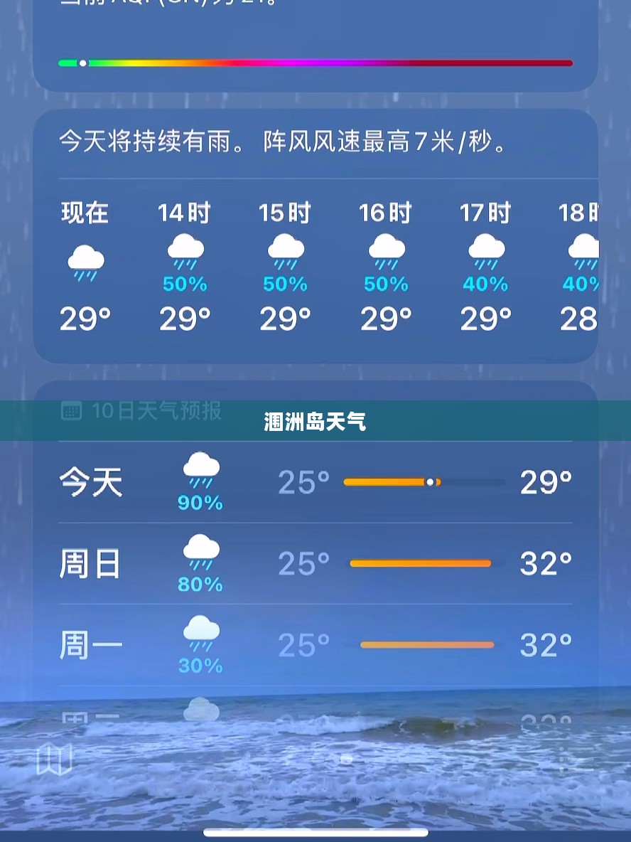 涠洲岛未来十天天气详解 涠洲岛未来十天天气详解