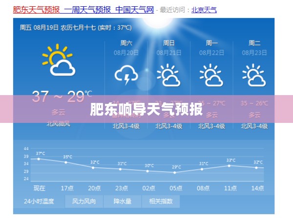 肥东响导天气预报，精准掌握天气变化，助力日常生活安排