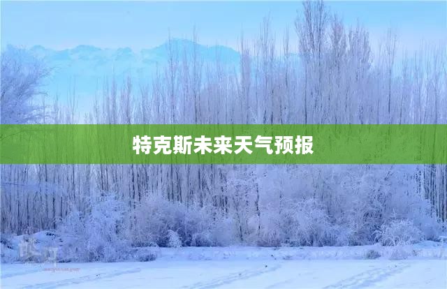 特克斯未来60天天气预报,气象洞察与展望 特克斯未来60天天气预报,气象洞察与展望