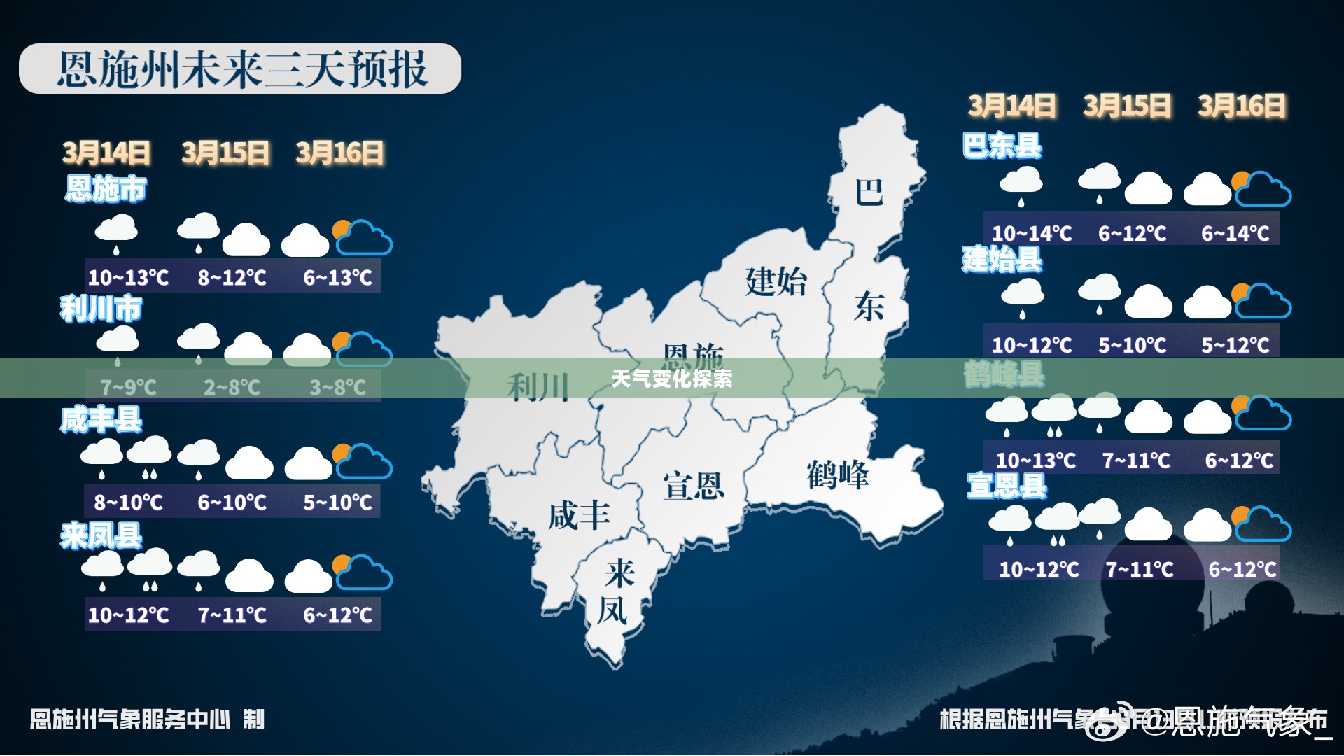 湖北宣恩天气预报，全天候天气变化探索