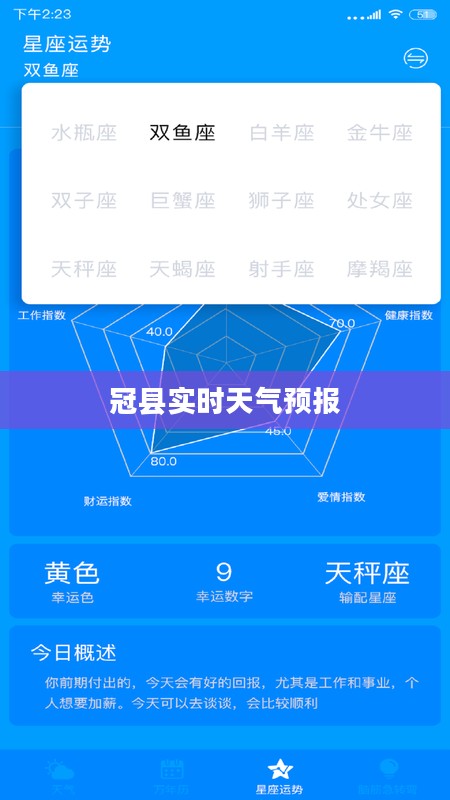 冠县实时天气预报，掌握天气动态，轻松便捷生活