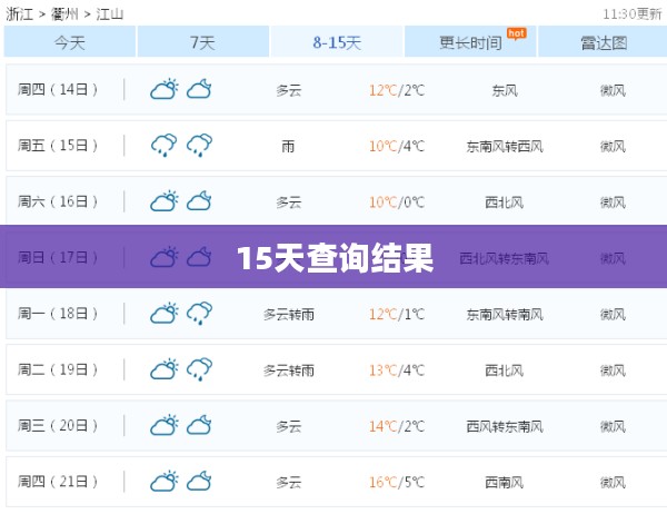 新绛天气预报，15天查询结果与详细解析
