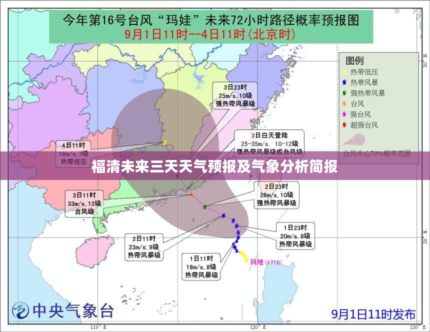 福清未来三天天气预报及气象分析简报