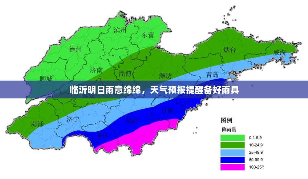 临沂明日雨意绵绵，天气预报提醒备好雨具