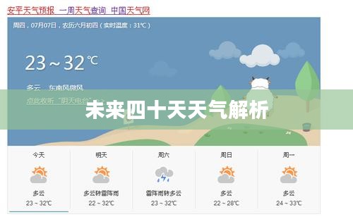 安平县未来四十天天气预报全面解析