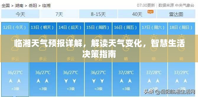 临湘天气预报详解，解读天气变化，智慧生活决策指南