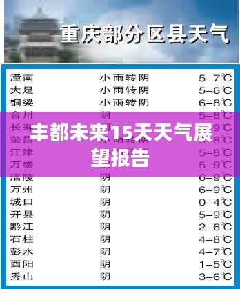 丰都未来15天天气展望报告