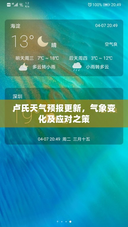 卢氏天气预报更新，气象变化及应对之策