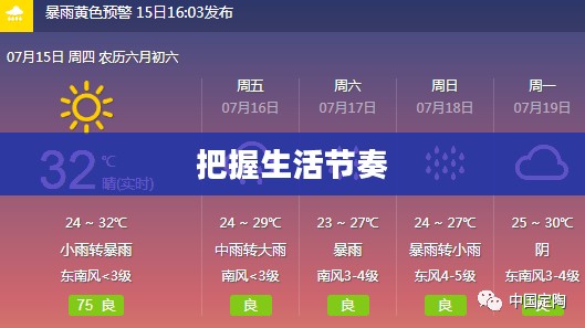 定陶天气预报,掌握天气变化,把握生活节奏 定陶天气预报,掌握天气变化,把握生活节奏