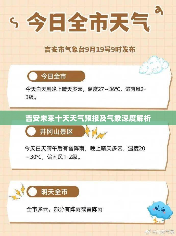 吉安未来十天天气预报及气象深度解析 吉安未来十天天气预报及气象深度解析