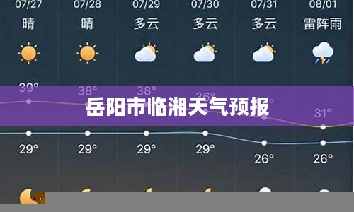 岳阳市临湘天气预报详解，气象变化一目了然，为生活增添色彩