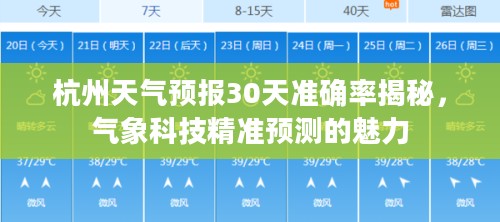 杭州天气预报30天准确率揭秘，气象科技精准预测的魅力