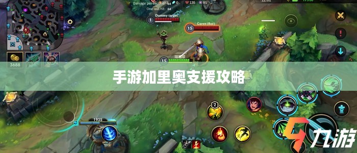 手游加里奥支援攻略，玩转英雄技巧，引领战场先锋！