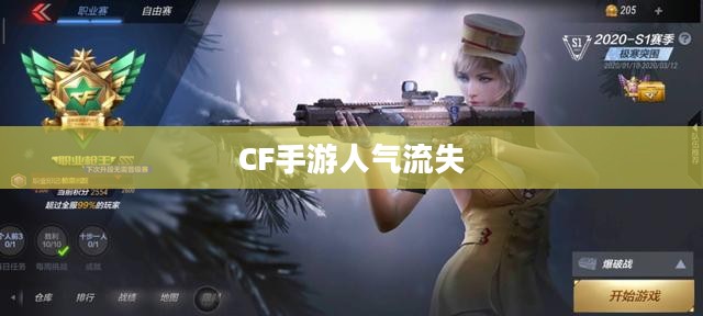 CF手游人气流失背后的深度原因解析