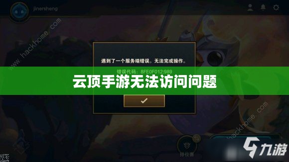 云顶手游无法访问问题及解决策略