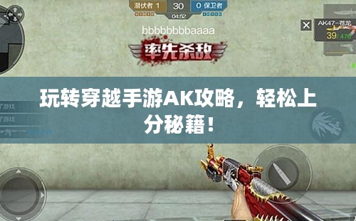 玩转穿越手游AK攻略，轻松上分秘籍！