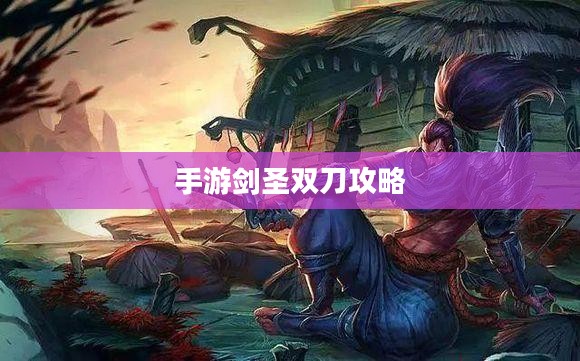 手游剑圣双刀攻略，玩转游戏的关键技巧与策略