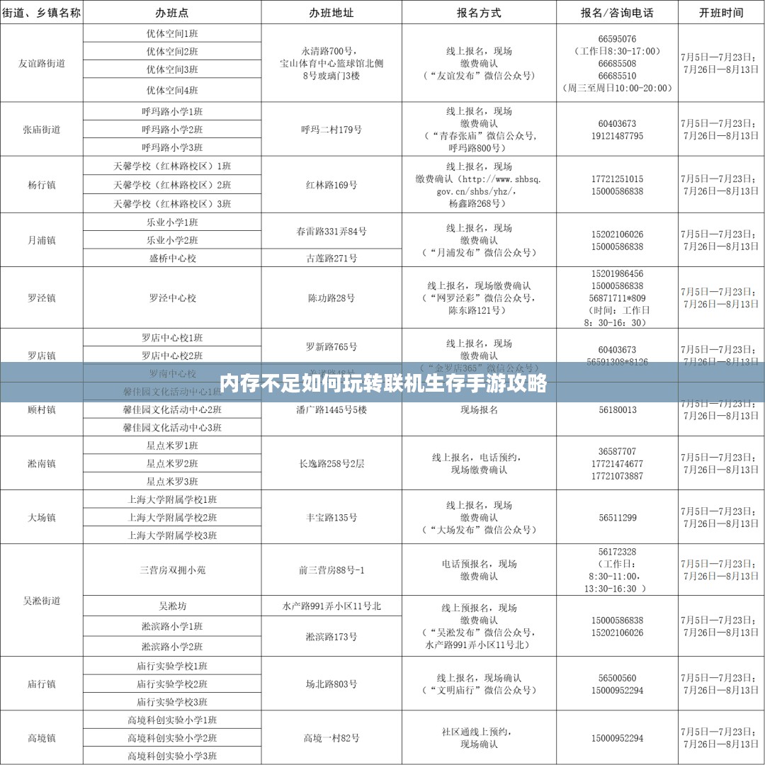 内存不足如何玩转联机生存手游攻略