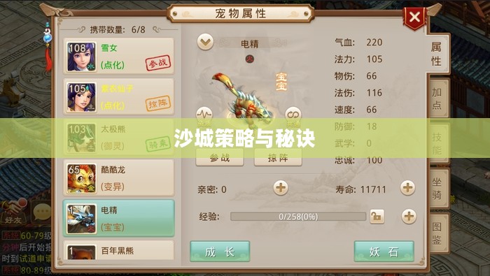 问道手游沙城攻略，玩转沙城的策略与秘诀