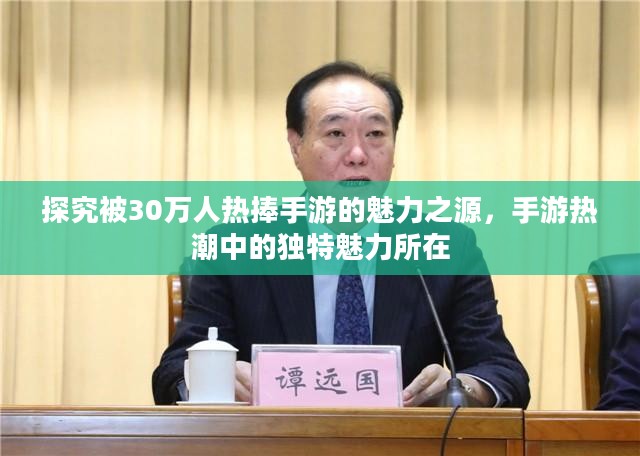 探究被30万人热捧手游的魅力之源，手游热潮中的独特魅力所在