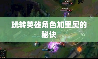 手游加里奥支援攻略，玩转英雄角色加里奥的秘诀