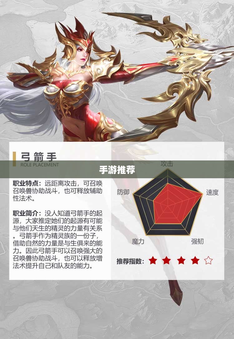 手游推荐，弓箭手角色玩法攻略详解