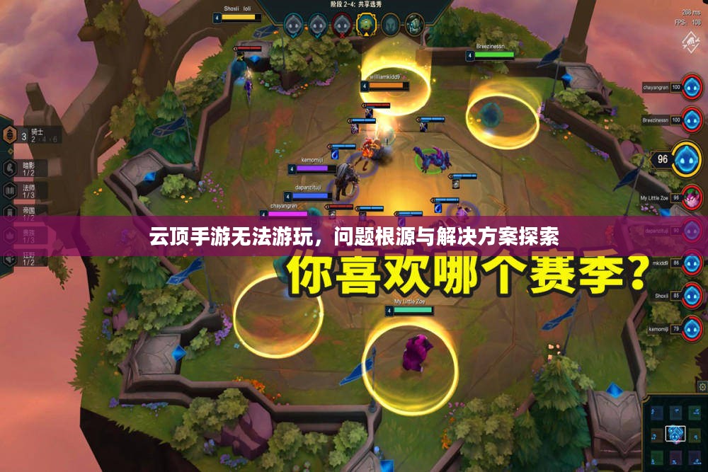 云顶手游无法游玩，问题根源与解决方案探索
