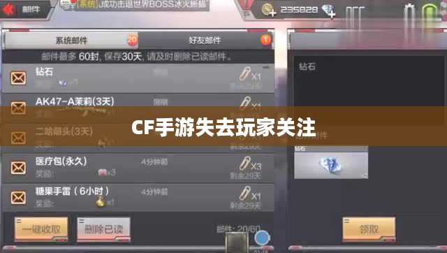 CF手游逐渐失去玩家关注的原因深度解析