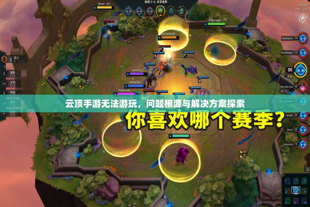 云顶手游无法游玩，问题根源与解决方案探索