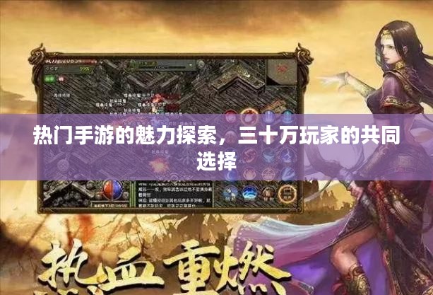 热门手游的魅力探索，三十万玩家的共同选择