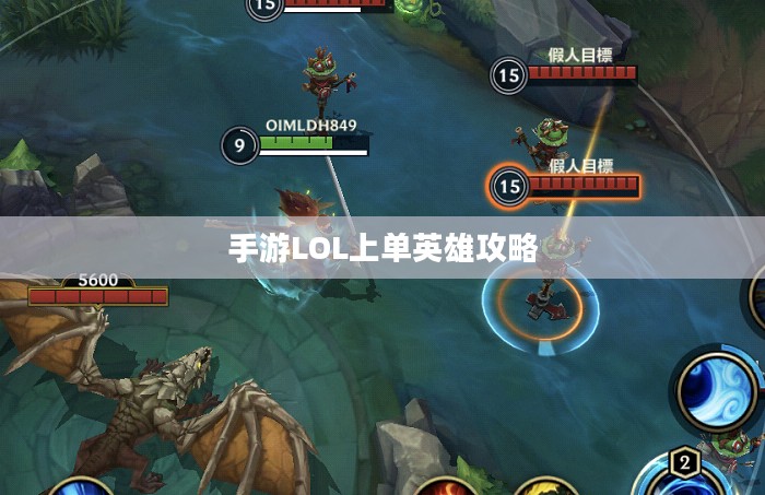 手游LOL上单英雄攻略,玩转上单英雄的技巧与策略 手游LOL上单英雄攻略,玩转上单英雄的技巧与策略
