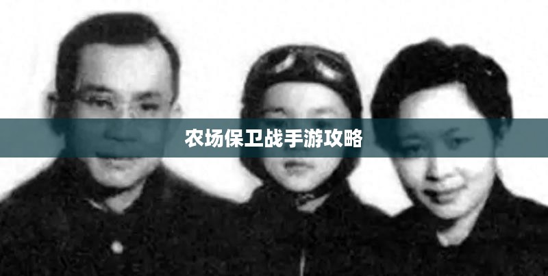 农场保卫战手游攻略大全，玩转游戏的全面指南