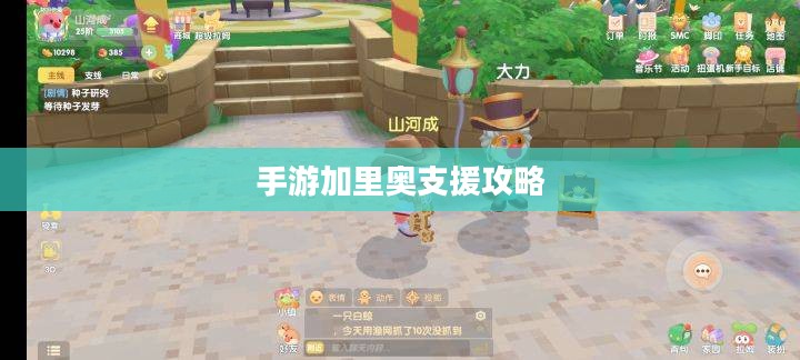手游加里奥支援攻略，玩转加里奥角色的必备指南
