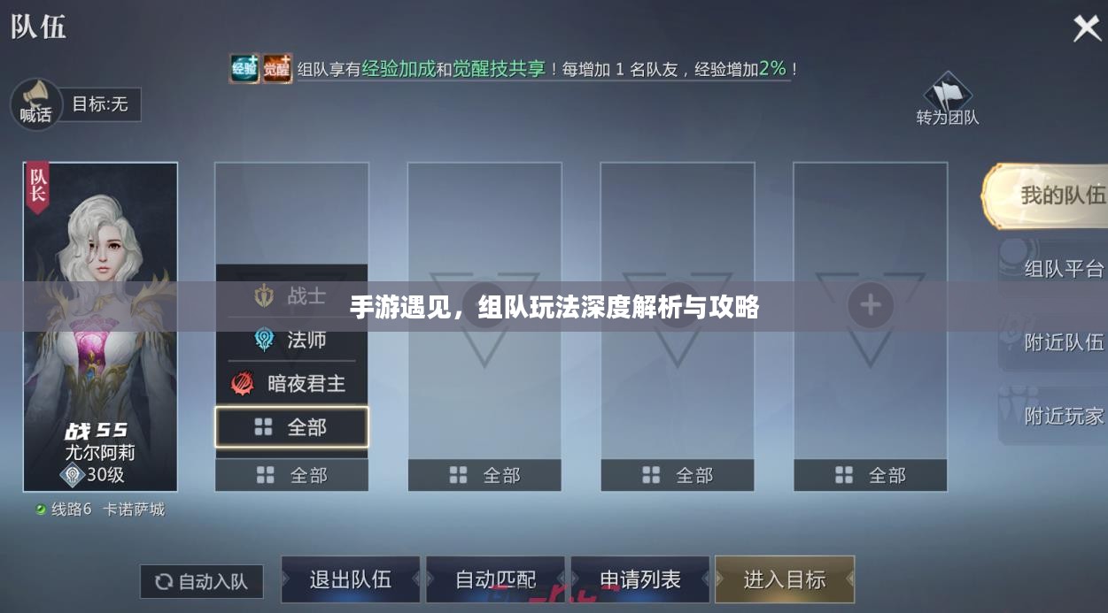手游遇见，组队玩法深度解析与攻略