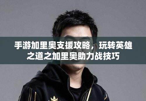 手游加里奥支援攻略,玩转英雄之道之加里奥助力战技巧 手游加里奥支援攻略,玩转英雄之道之加里奥助力战技巧