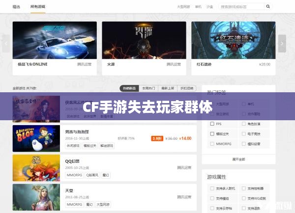 CF手游逐渐失去玩家群体的原因探究