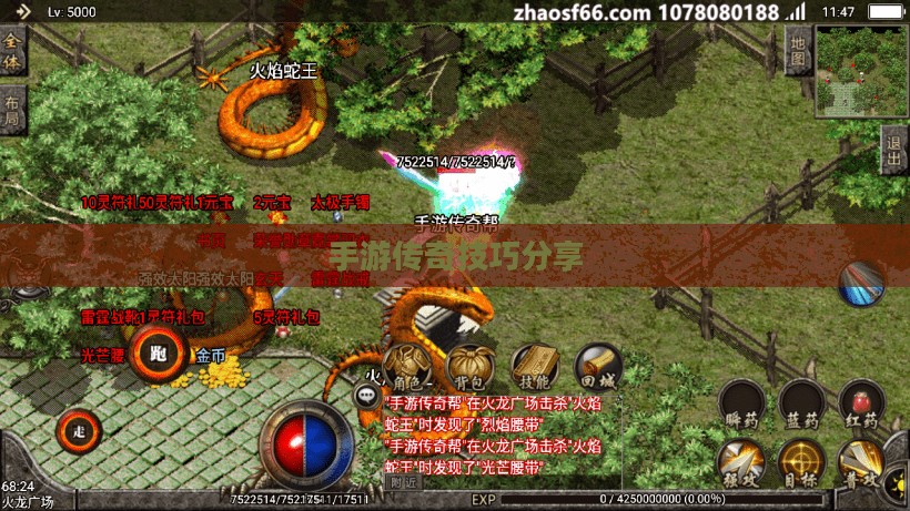传奇手游攻略与技巧分享，玩转手游传奇！