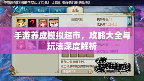 手游养成模拟超市,攻略大全与玩法深度解析 手游养成模拟超市,攻略大全与玩法深度解析