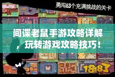 间谍老鼠手游攻略详解，玩转游戏攻略技巧！