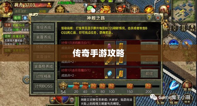 传奇手游攻略解析与玩法指南