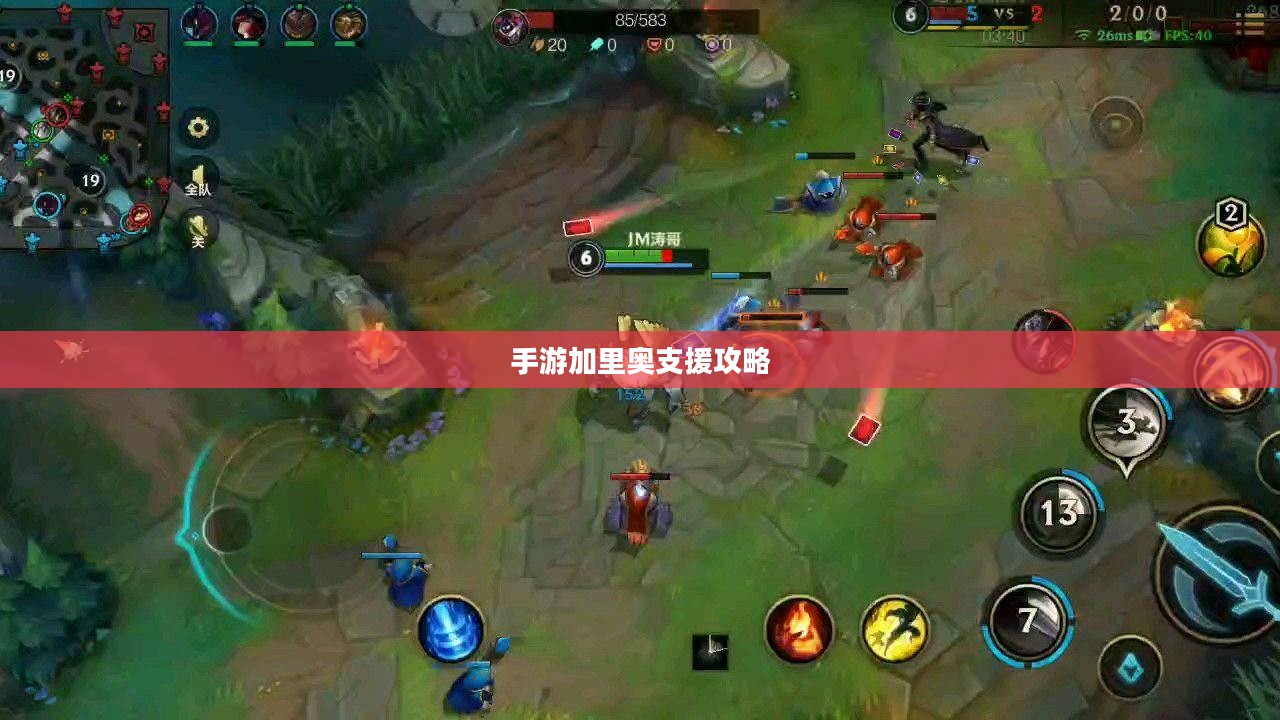 手游加里奥支援攻略，玩转英雄技巧，成为顶尖玩家之选！