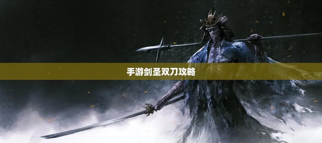 手游剑圣双刀攻略，玩转游戏的关键技巧与策略