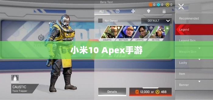 小米10 Apex手游,最佳操作指南与畅玩攻略 小米10 Apex手游,最佳操作指南与畅玩攻略