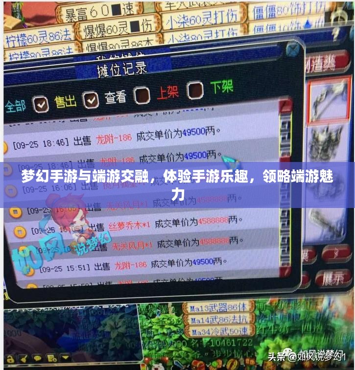 梦幻手游与端游交融，体验手游乐趣，领略端游魅力