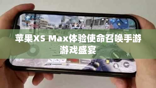 苹果XS Max体验使命召唤手游游戏盛宴