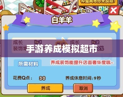 手游养成模拟超市，攻略大全与玩法指南