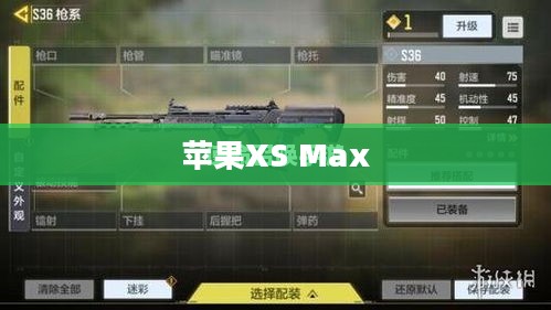 苹果XS Max体验使命召唤手游游戏盛宴