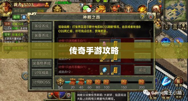 传奇手游攻略解析与玩法指南