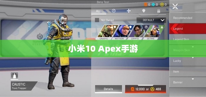 小米10 Apex手游,最佳操作指南与畅玩攻略 小米10 Apex手游,最佳操作指南与畅玩攻略